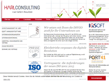 Tablet Screenshot of harl-consulting.at